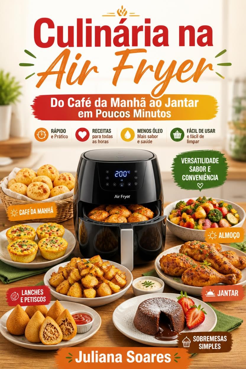 Culinária na Air Fryer: Do Café da Manhã ao Jantar em Poucos Minutos baixar o livro de graça