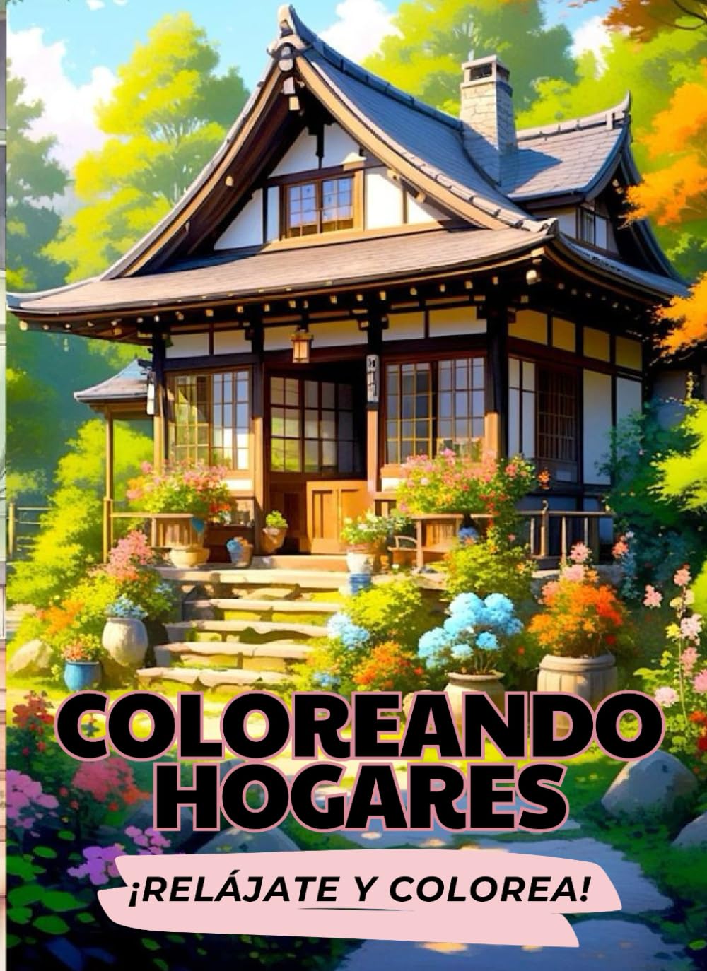 Casas Rurales Detalladas para Colorear: 40 Ilustraciones de Cabañas, Granjas y Paisajes Campestres para Adultos Creativos: Casas Rurales Detalladas para Colorear (Spanish Edition)