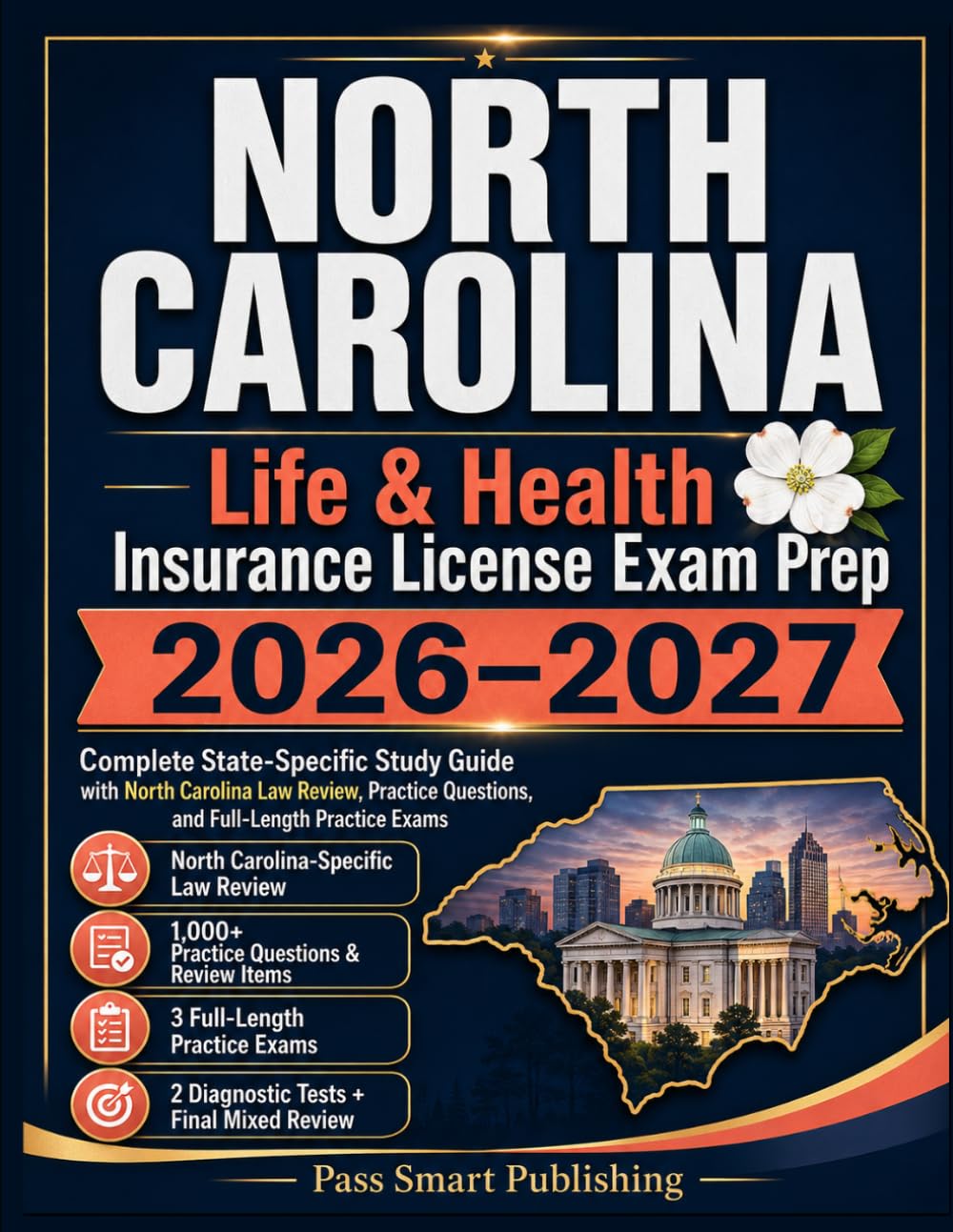 ler totalmente North Carolina Life & Health Insurance License Exam Prep 2026–2027: Complete NC Law Review with 1,000+ Practice Questions & Review Items and 3 Full-Length Practice Exams (Insurance Pass Smart Series)