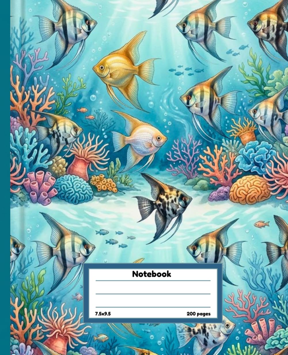 Angelfish Composition Notebook: Science-Themed Ruled Notebook for Students, Marine Biology Enthusiasts, Ichthyology Lovers, School Notes, Journaling, and Everyday Writing baixar livro de graça
