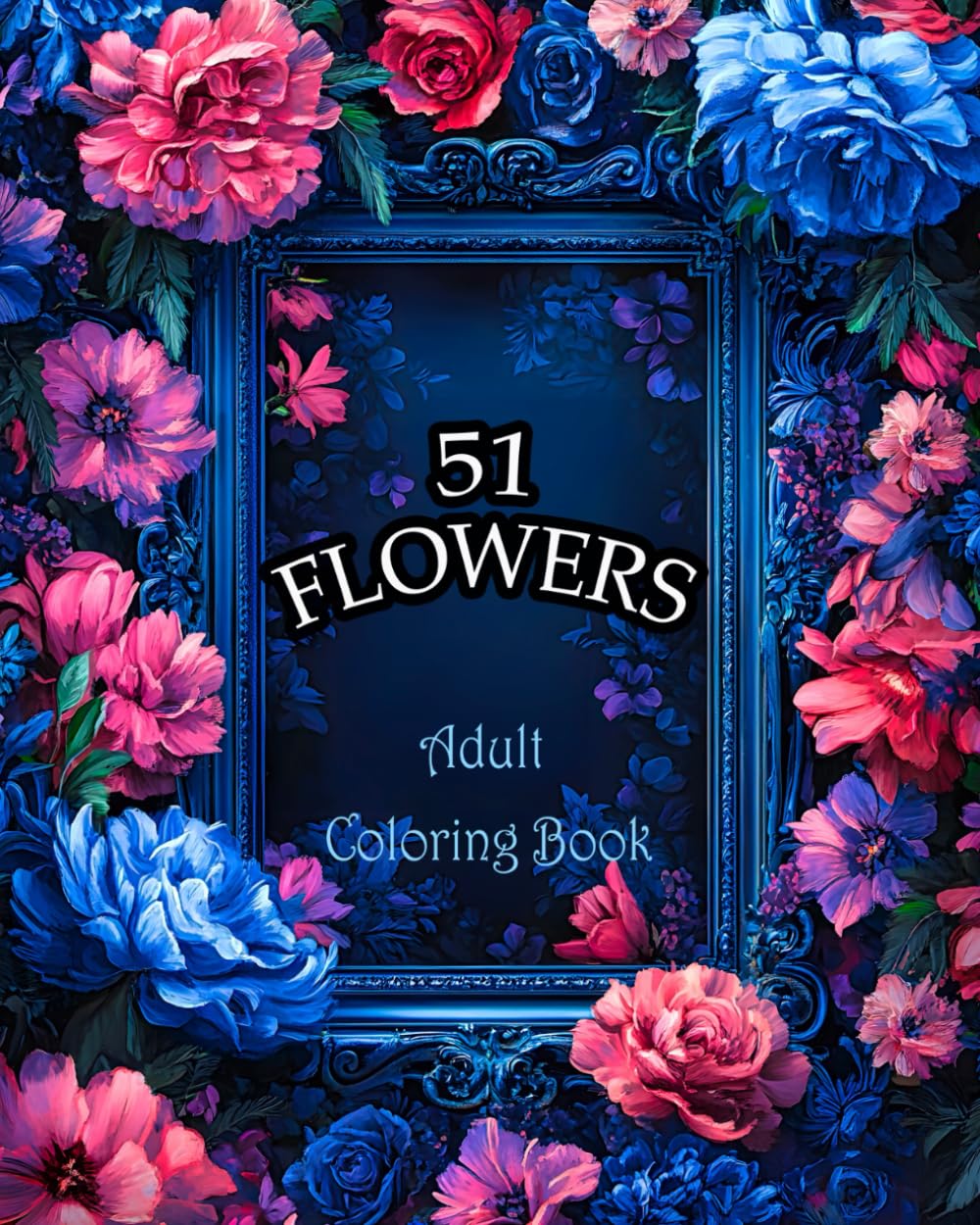 51 Flowers: An Elegant and Charming Adult Coloring Book full of Floral Prints for you to Relax: Hours of Peaceful Garden Designs to Color baixar livro de graça