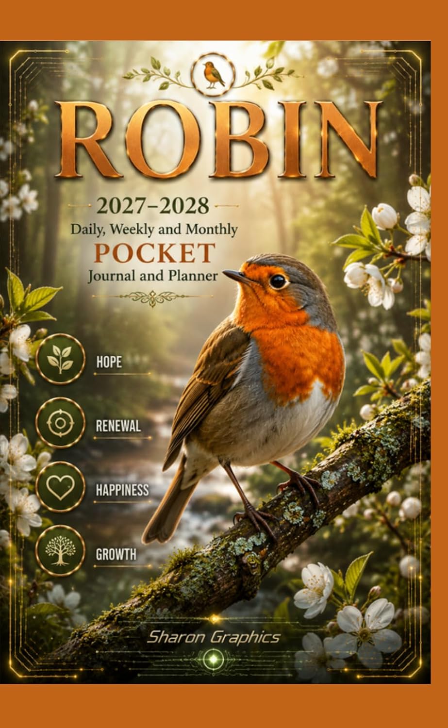 Robin: 2027-2028 Daily, Weekly & Monthly Journal and Planner baixar livro de graça