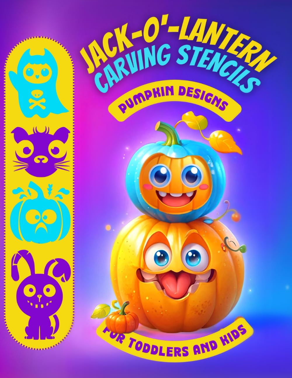 ler totalmente Jack-o'-Lantern Carving Stencils: Cute, Funny, and Easy Pumpkin Designs for Toddlers and Kids
