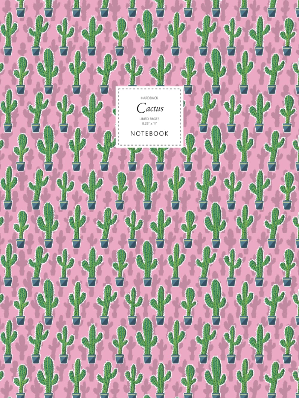 ler totalmente Cactus Notebook - Lined Pages - 8.25" x 11" - Hardback: (Saguaro Pink Edition) Large Hard Cover Notebook 192 lined pages (8.25 x 11 inches / 20.96 x 27.94cm / Near A4)