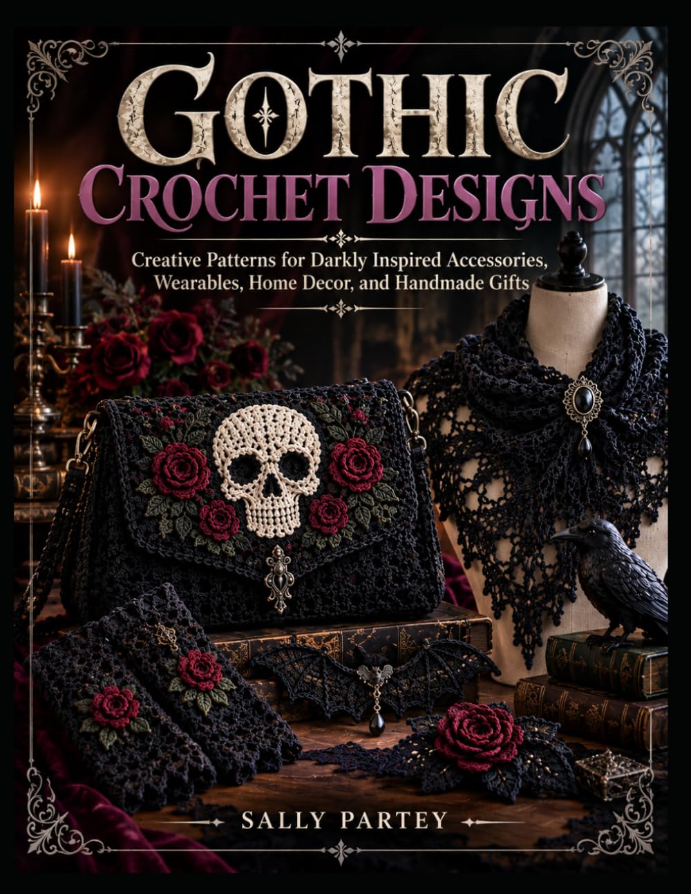 GOTHIC CROCHET DESIGNS: Creative Patterns for Darkly Inspired Accessories, Wearables, Home Decor, and Handmade Gifts baixar o livro de graça