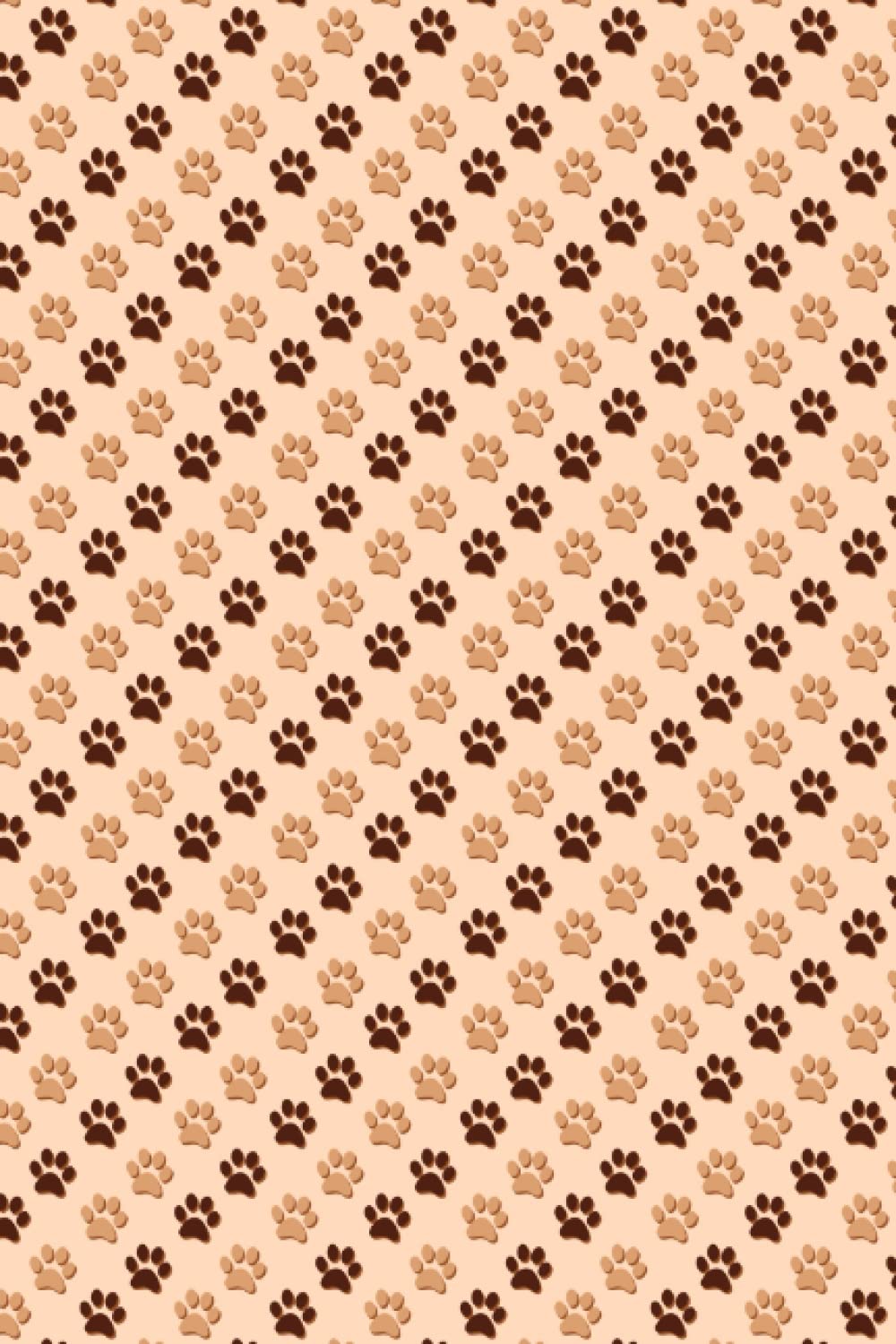 Notebook: Dog Paw Print Composition Notebook - College Ruled 100 Pages: College Ruled 100 Pages - 6x9 Paperback - Brown and Tan baixar livro de graça