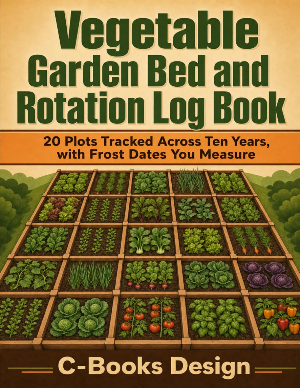 Vegetable Garden Bed and Rotation Log Book: 20 Plots Tracked Across Ten Years, with Frost Dates You Measure baixar o livro de graça