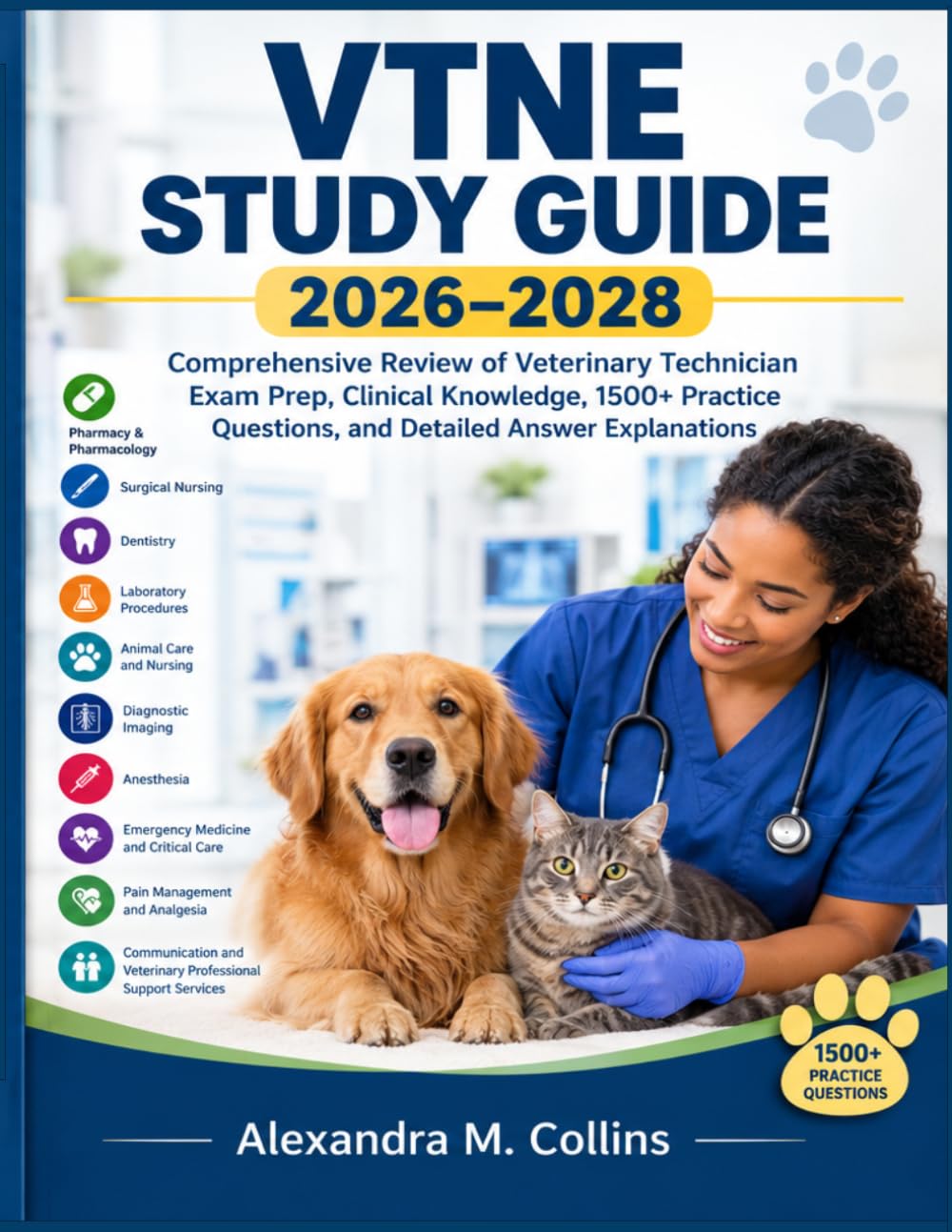capítulo por capítulo baixar VTNE Study Guide 2026–2028: Comprehensive Review of Veterinary Technician Exam Prep, Clinical Knowledge, 1500+ Practice Questions, and Detailed Answer Explanations