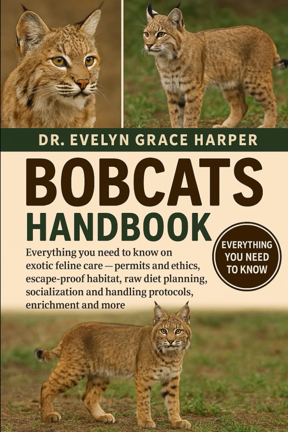 Bobcats Handbook: Everything You Need To Know and Exotic Feline Care - permits and ethics, escape-proof habitat, raw diet planning, socialization and handling protocols, enrichment and more baixar o livro de graça