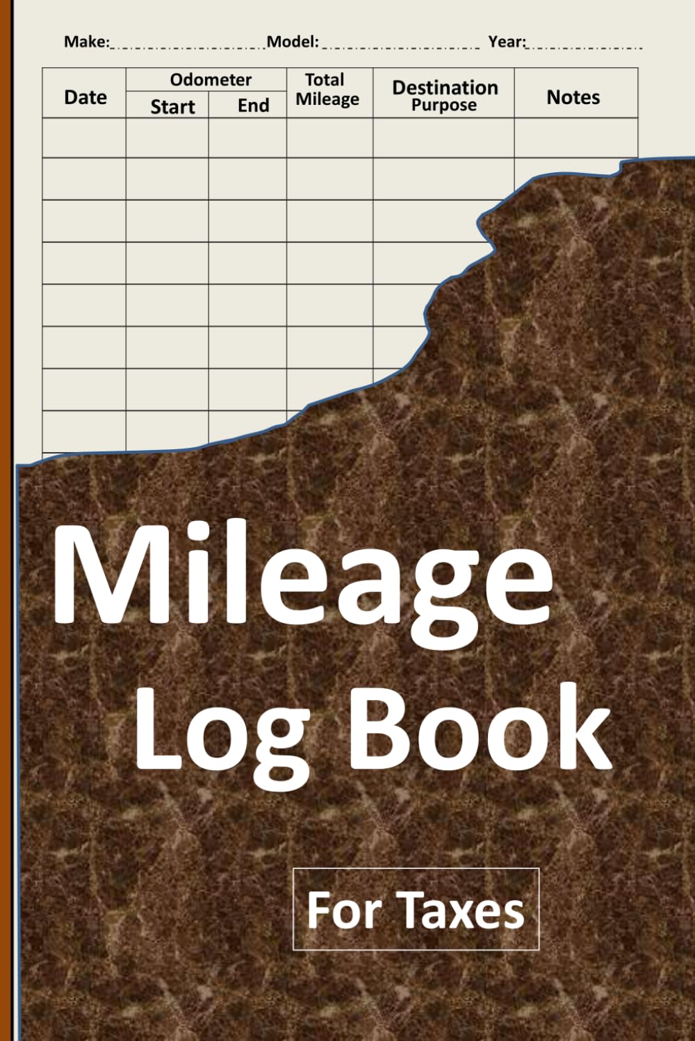 ler totalmente Mileage Log Book For Taxes: Daily log book to track mileage for small business owners