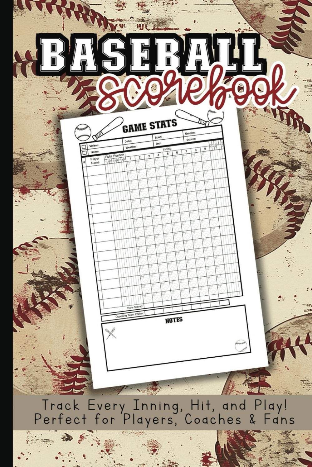 Baseball Score Book: A Logbook to Track Stats, Score Every Game & Improve Your Skills for Players, Beginners, Fans and More | 6 x 9 inches | 100 Pages baixar o livro de graça