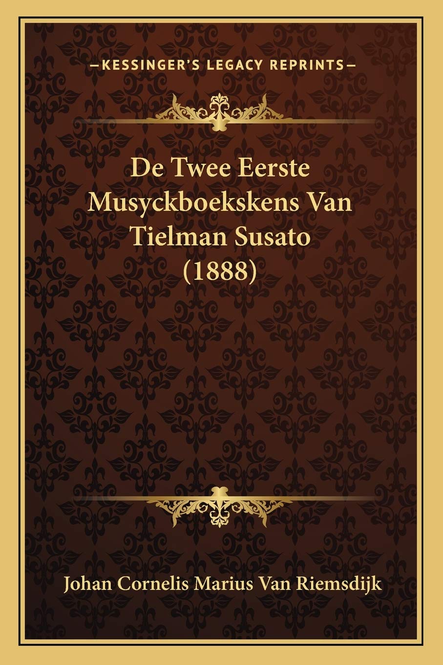 De Twee Eerste Musyckboekskens Van Tielman Susato (1888) baixar o livro de graça