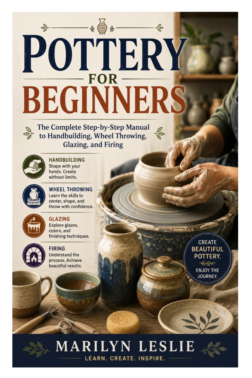 Pottery for Beginners: The Complete Step-by-Step Manual to Handbuilding, Wheel Throwing, Glazing, and Firing baixar o livro de graça