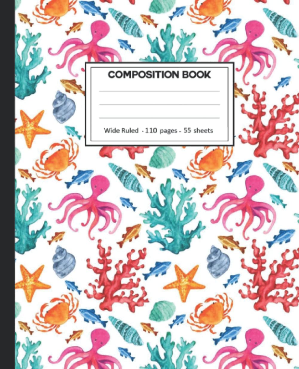 capítulo por capítulo baixar Composition Notebook: Sea Animals Wide Ruled Blank Lined Composition Book Journal (7.5 x 9.25 in) Cute Notebooks for Girls Teens Kids School Planner Diary Writing Notes.