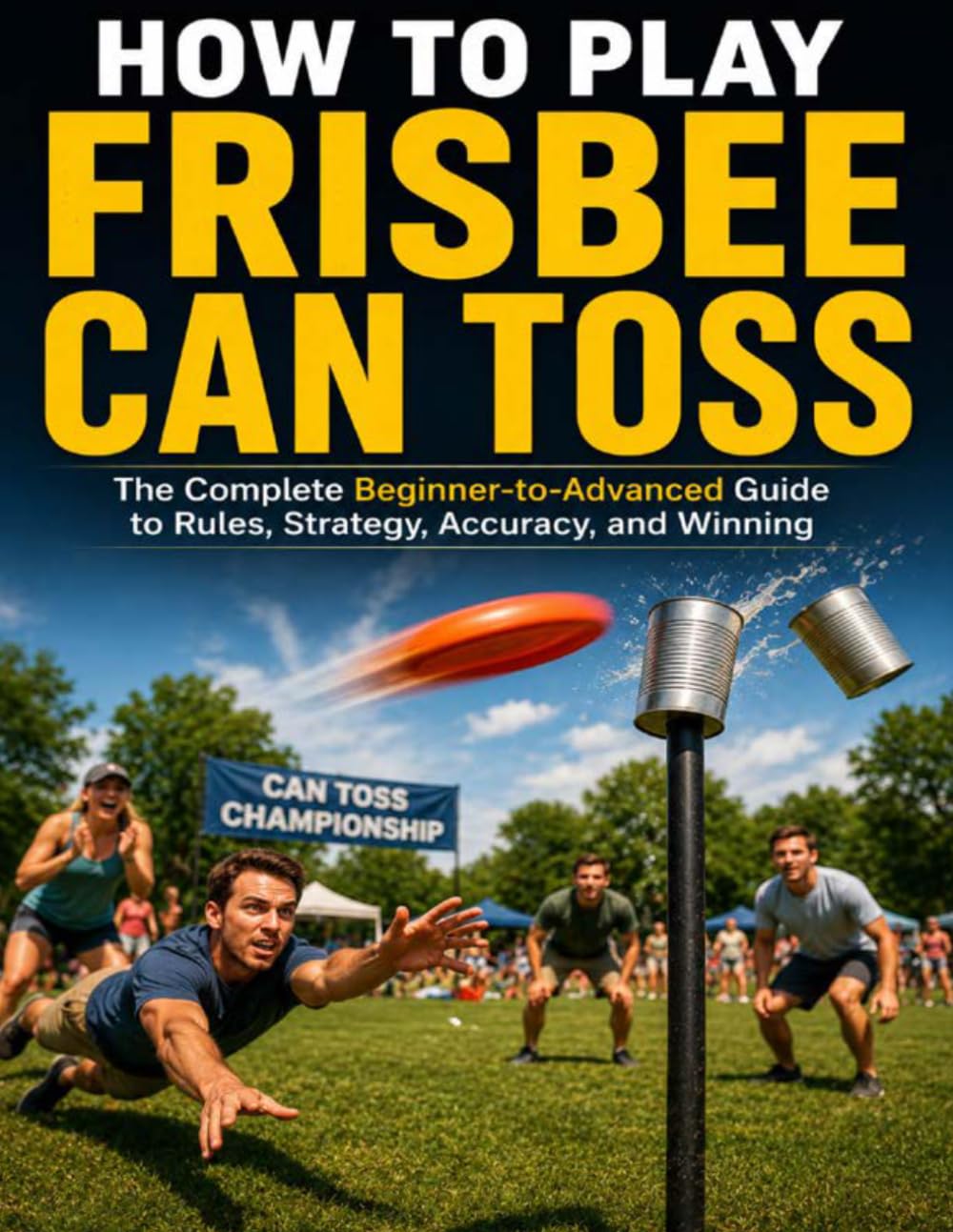 ler totalmente HOW TO PLAY FRISBEE CAN TOSS: The Complete Beginner to Advanced Guide to Rules, Strategy, Accuracy, and Winning
