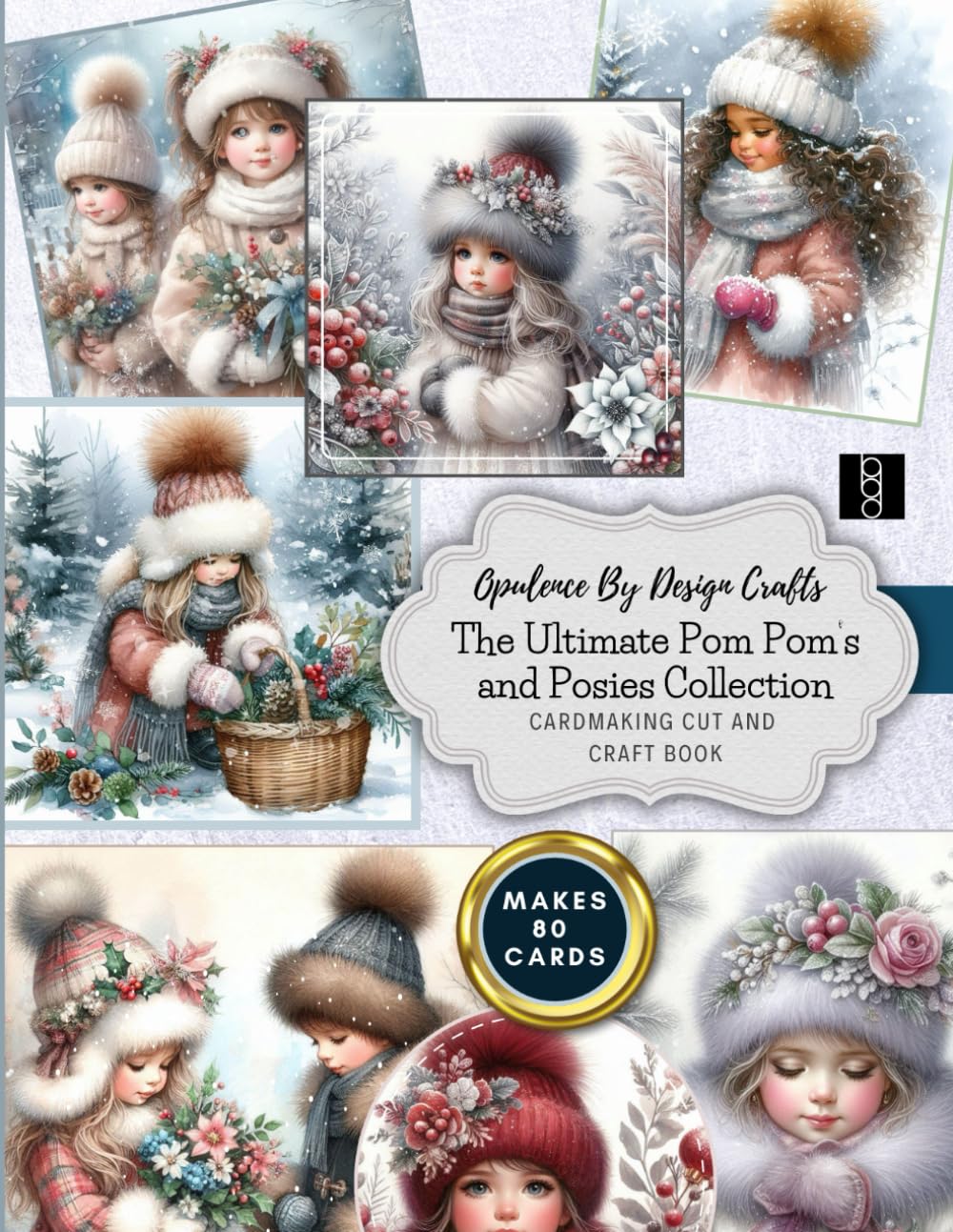 capítulo por capítulo baixar Opulence By Design Crafts Activity Book for Cardmaking and Papercrafting - The Ultimate Pom Pom's and Posies Collection: Cardmaking Cut and Craft Book