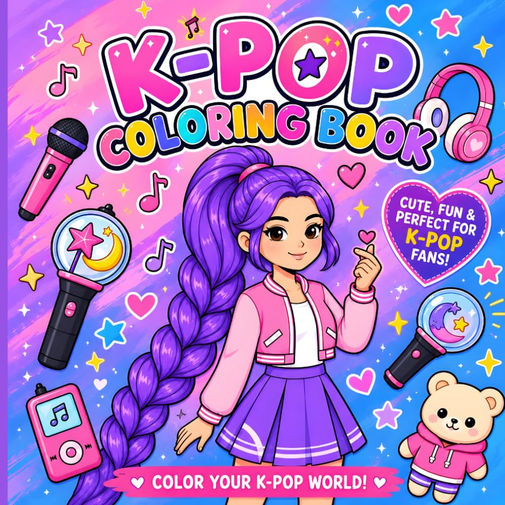 capítulo por capítulo baixar K-Pop Coloring Book Idol Life: Concerts, Dance, Award Shows, Fan Meetings & Behind-the-Scenes Moments | Cute and Relaxing Coloring Book for K-Pop Fans (K-Pop Coloring Adventures.)
