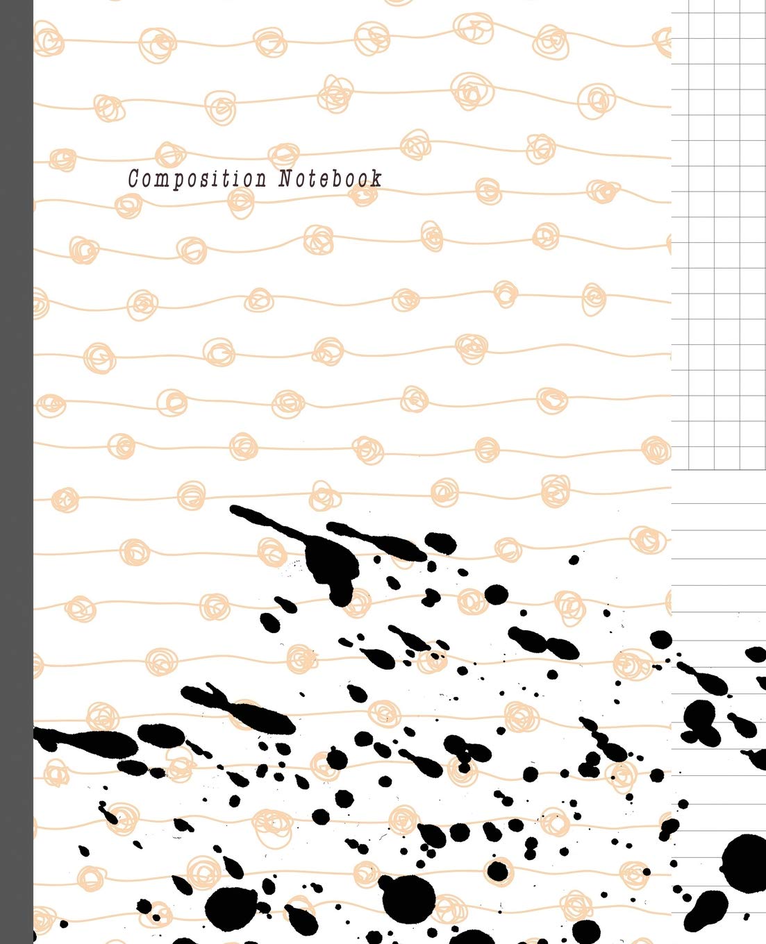ler totalmente Composition Notebook: Half College Ruled / Half Graph 4x4 Mixed Paper Styles on One Sheet to Get Creative: Coordinate, Grid, Squared, Math Paper, for... Notes, Draw Sketches, Diary Journal Organizer