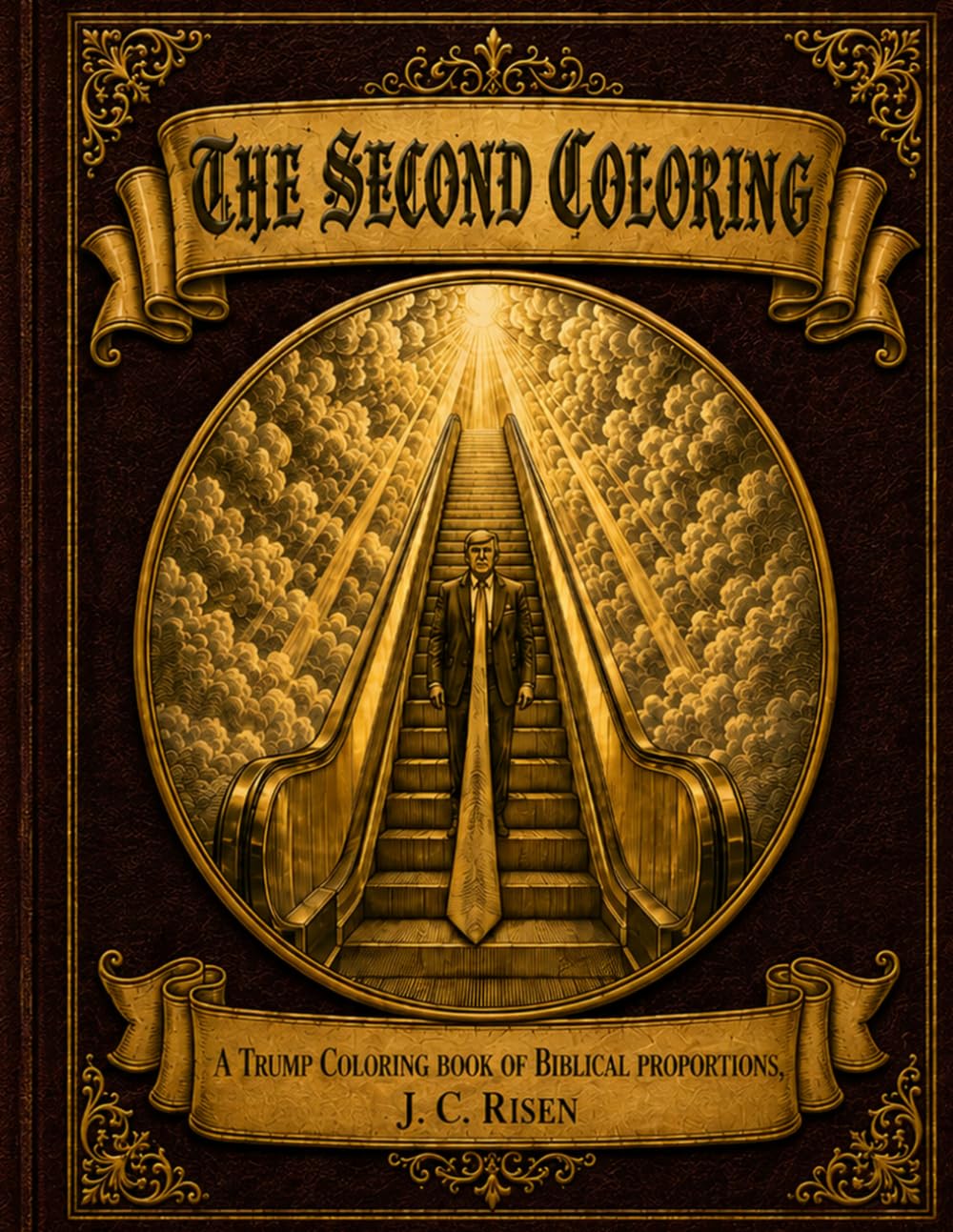 ler totalmente THE SECOND COLORING: A Trump Coloring Book of Biblical Proportions
