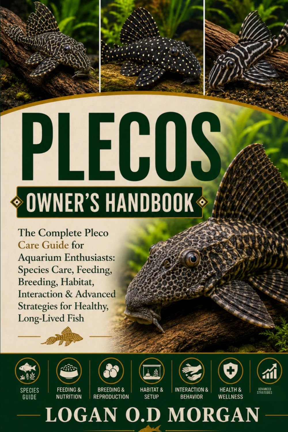 ler totalmente Plecos Owner's Handbook: The Complete Pleco Care Guide for Aquarium Enthusiasts: Species Care, Feeding, Breeding, Habitat, Interaction & Advanced Strategies for Healthy, Long-Lived Fish
