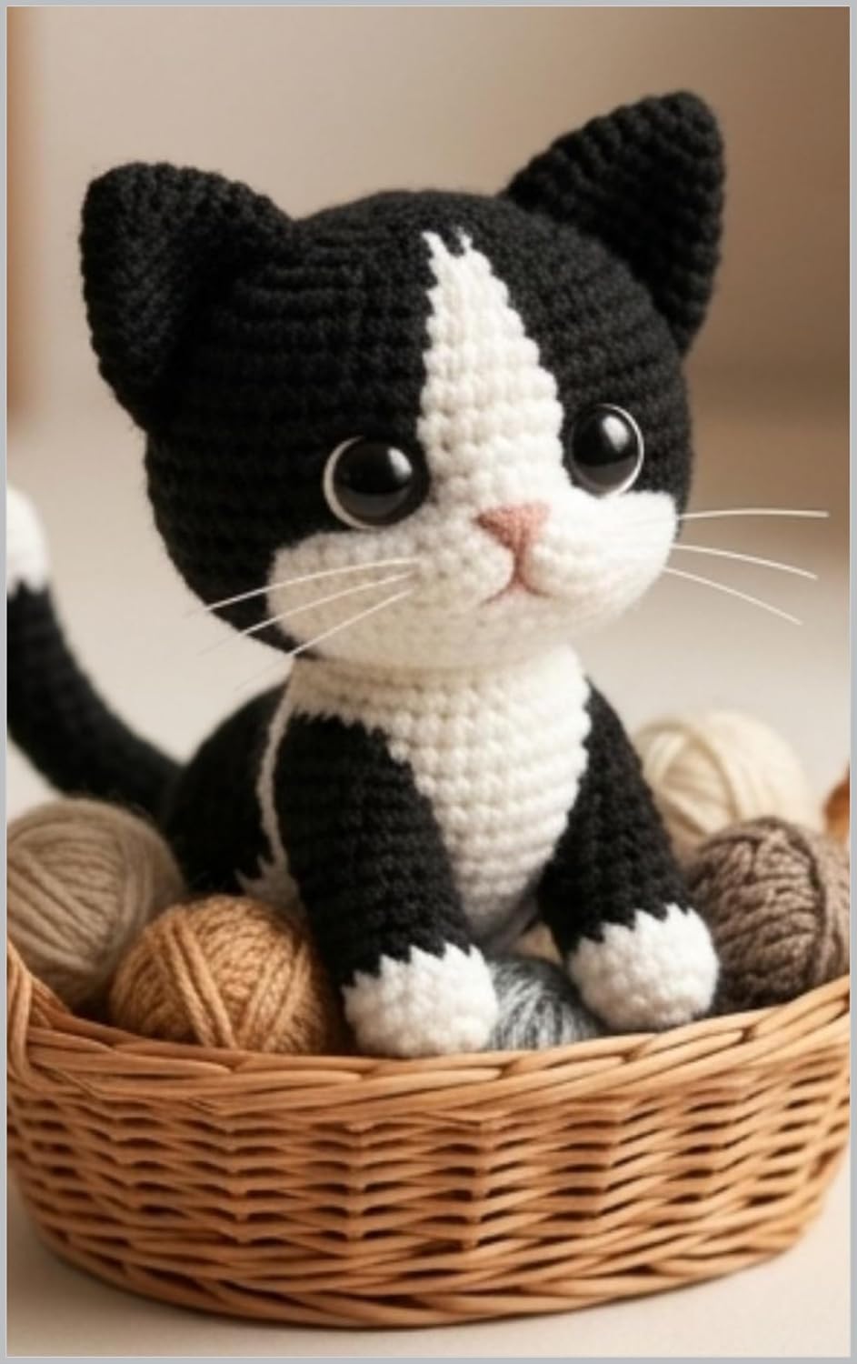 Realistic Tuxedo Kitten Amigurumi Crochet Pattern: Step-by-Step Guide to Crocheting a Lifelike Black and White Kitten | Easy Amigurumi Pattern for Cat Lovers and Crochet Enthusiasts (English Edition) baixar livro de graça