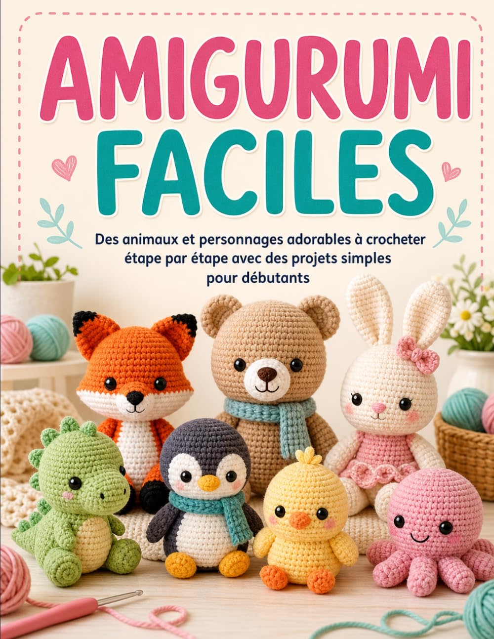 AMIGURUMI FACILES: Des animaux et personnages adorables à crocheter étape par étape avec des projets simples pour débutants (French Edition) baixar livro de graça