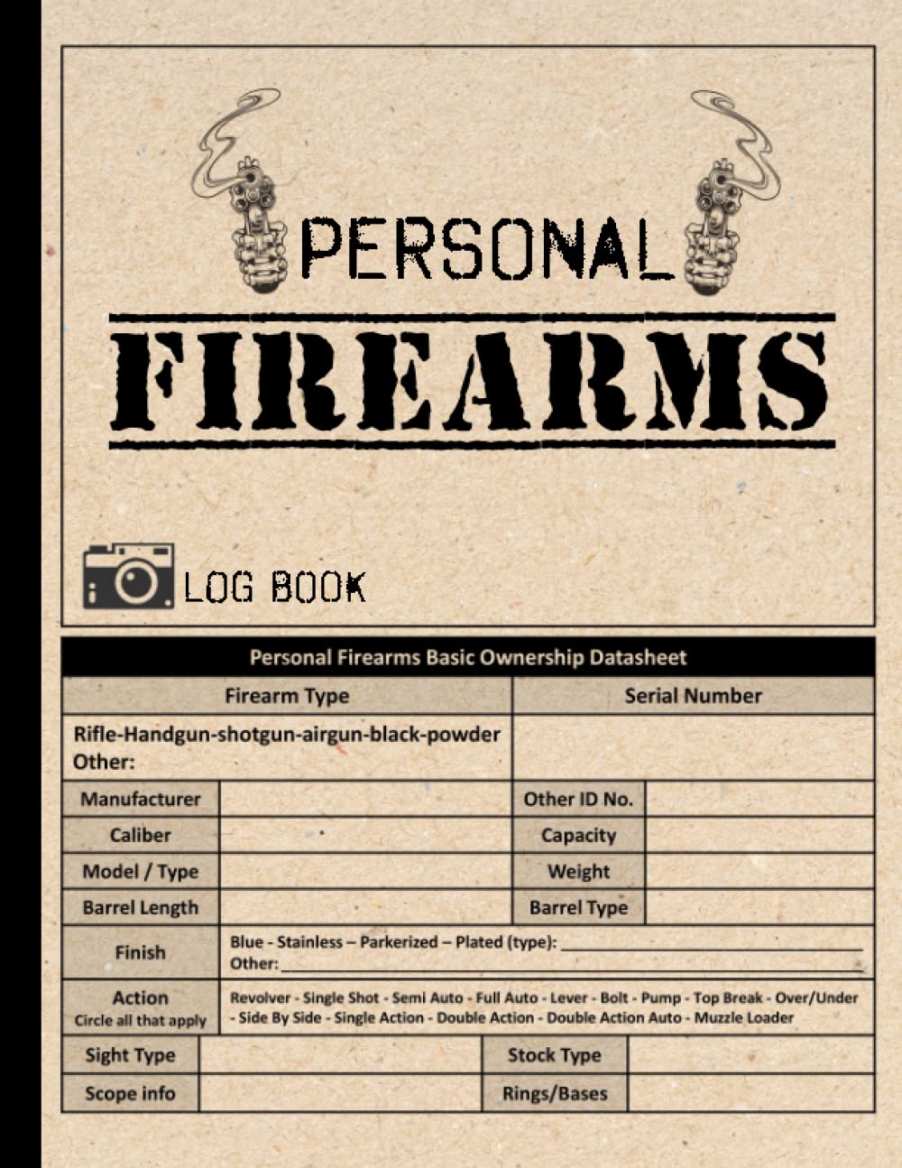 Personal Firearms Record Book: Firearms Inventory Personal Log Book for Gun Owners to Record Acquisitions | Perfect gift for Gun Owners baixar o livro de graça