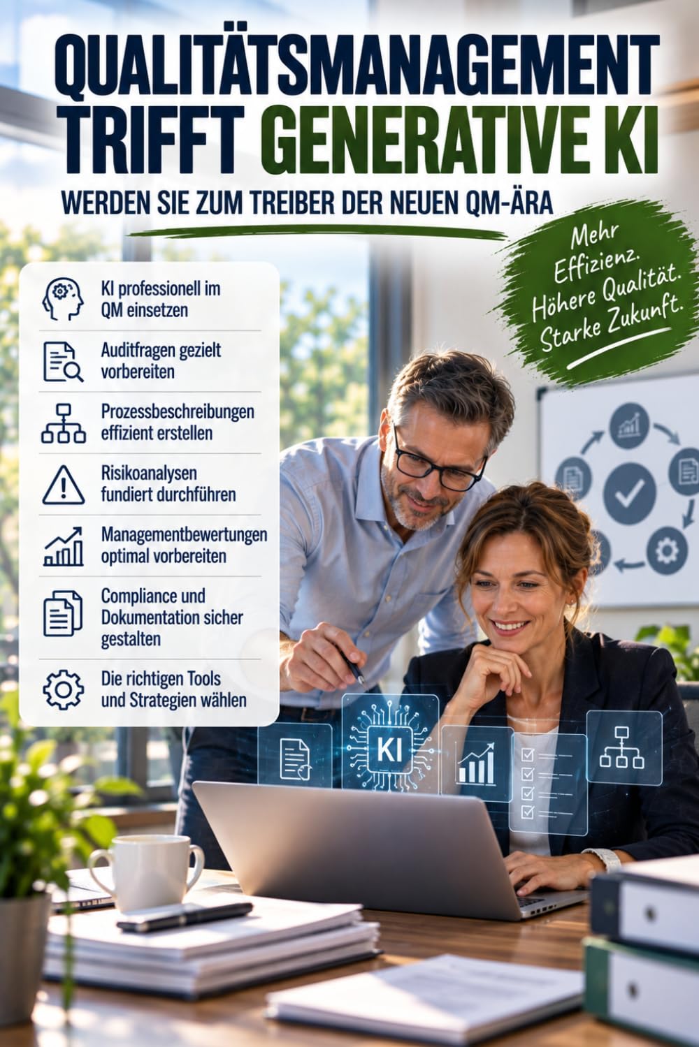 capítulo por capítulo baixar KI für Qualitätsmanagement: Auditfragen, Prozessbeschreibungen, Risikoanalysen und Managementbewertungen mit generativer KI vorbereiten – inklusive... Praxisanleitung (German Edition)
