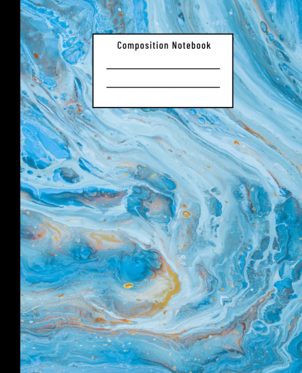capítulo por capítulo baixar Composition Notebook: Blue and White Marble | Liquid Abstract Painting Workbook: Wide Ruled Lined Paper, For Kids, Back To School and Adults (7,5 x 9,25 120 Pages)