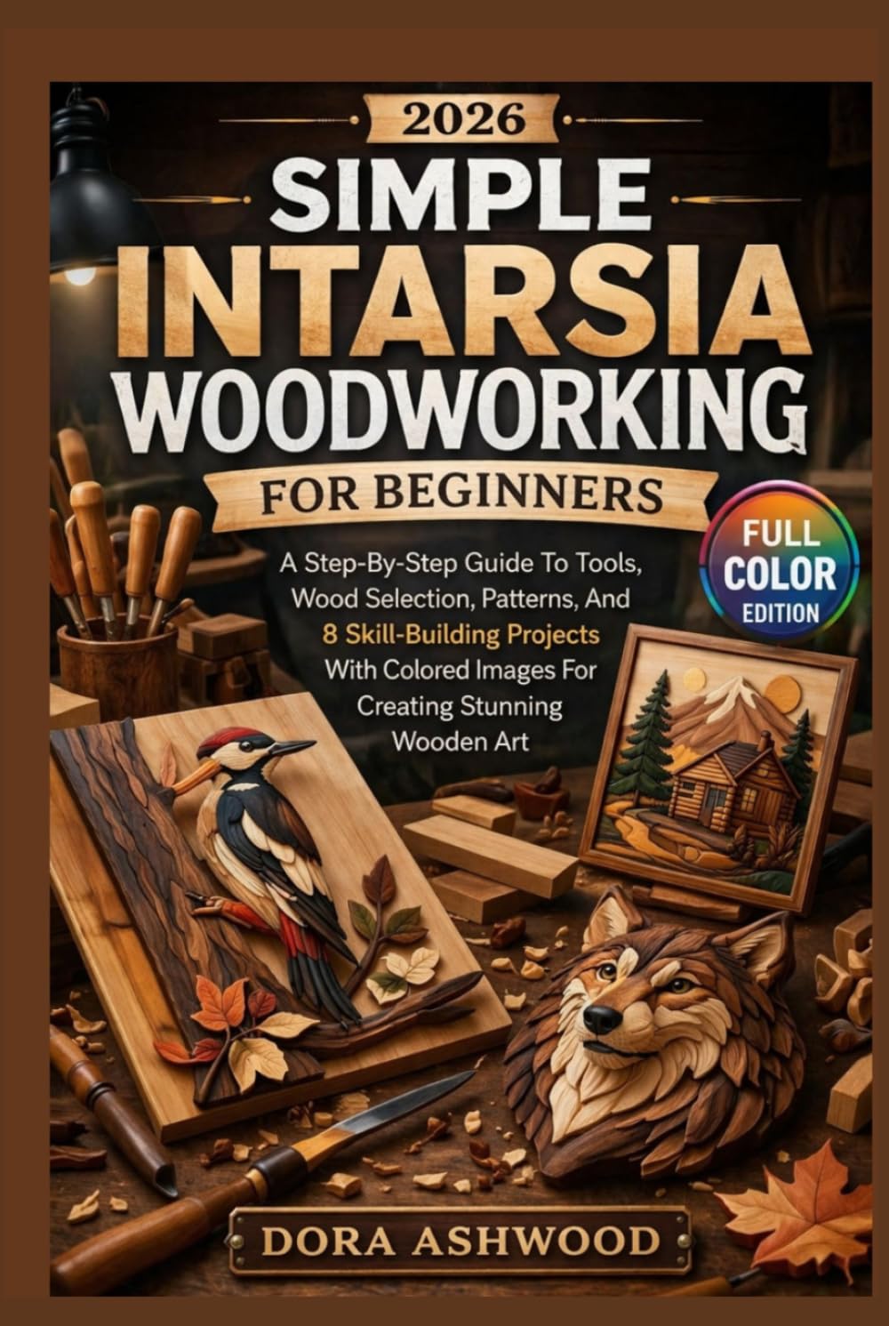 ler totalmente 2026 SIMPLE INTARSIA WOODWORKING FOR BEGINNERS: A Step-By-Step Guide To Tools, Wood Selection, Patterns, And 8 Skill-Building Projects With Colored Images For Creating Stunning Wooden Art