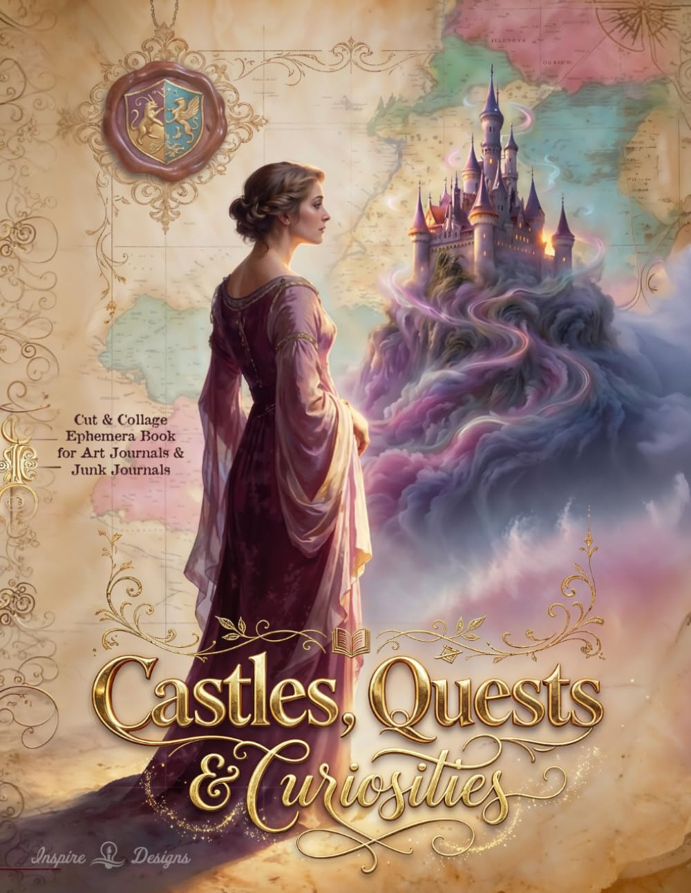 capítulo por capítulo baixar Castles, Quests & Curiosities: Creative Cut & Collage Ephemera Book for Art Journaling, Junk Journaling, Scrapbooking, Mixed Media Projects, Card Making and All Paper Crafts