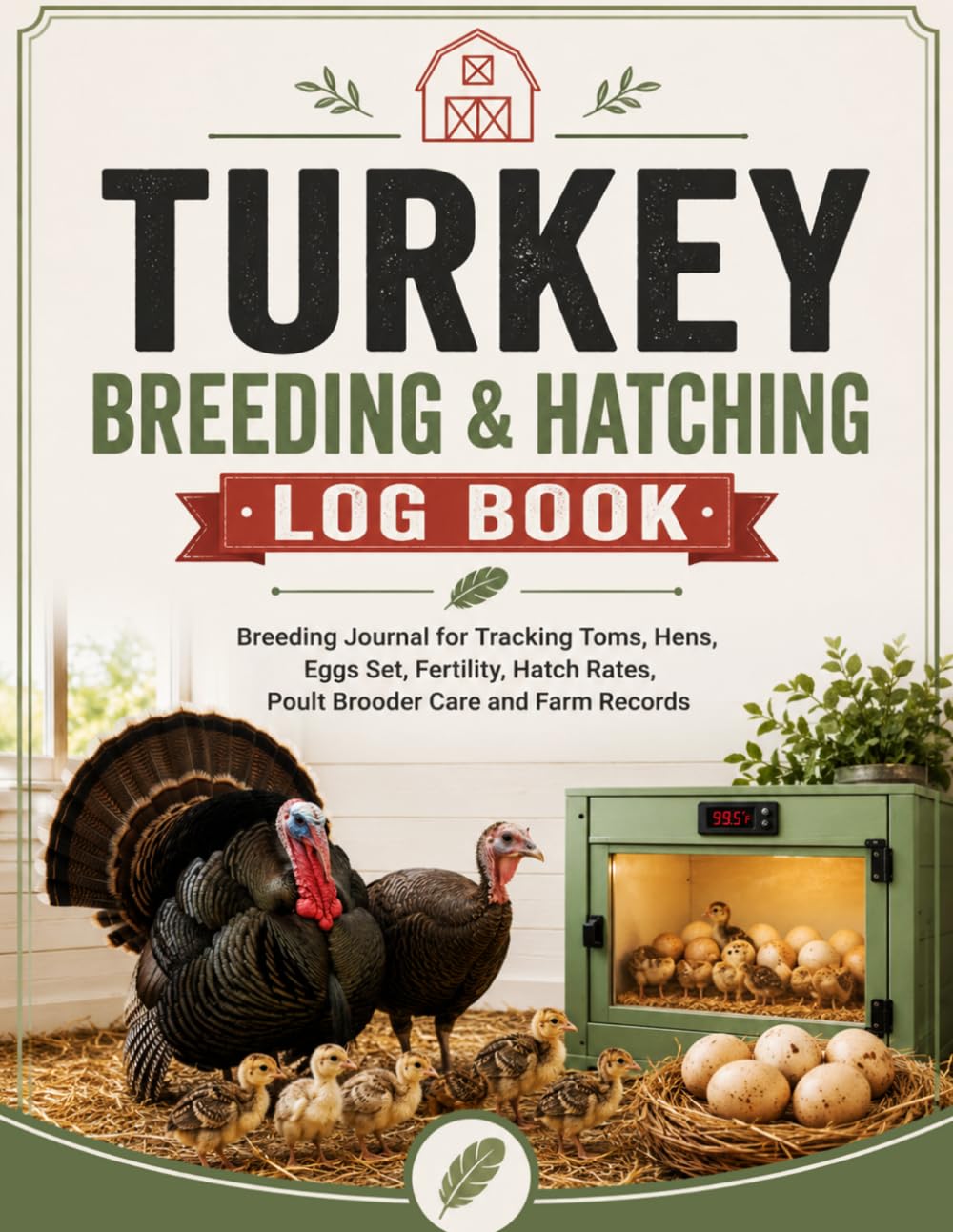 ler totalmente Turkey Breeding & Hatching Log Book: For Tracking Toms, Hens, Eggs Set, Fertility, Hatch Rates, Poultry Brooder Care and Farm Records