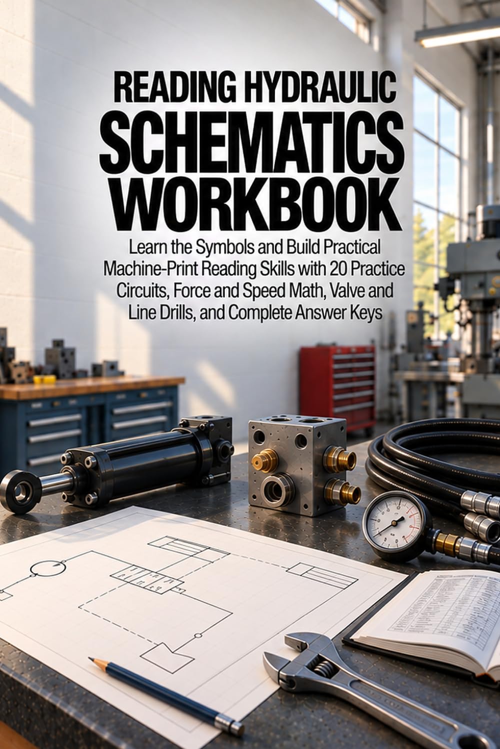 ler totalmente Reading Hydraulic Schematics Workbook: Learn the Symbols and Read Any Machine Print with 20 Practice Circuits, Force and Speed Math, Valve and Line Drills, and Complete Answer Keys