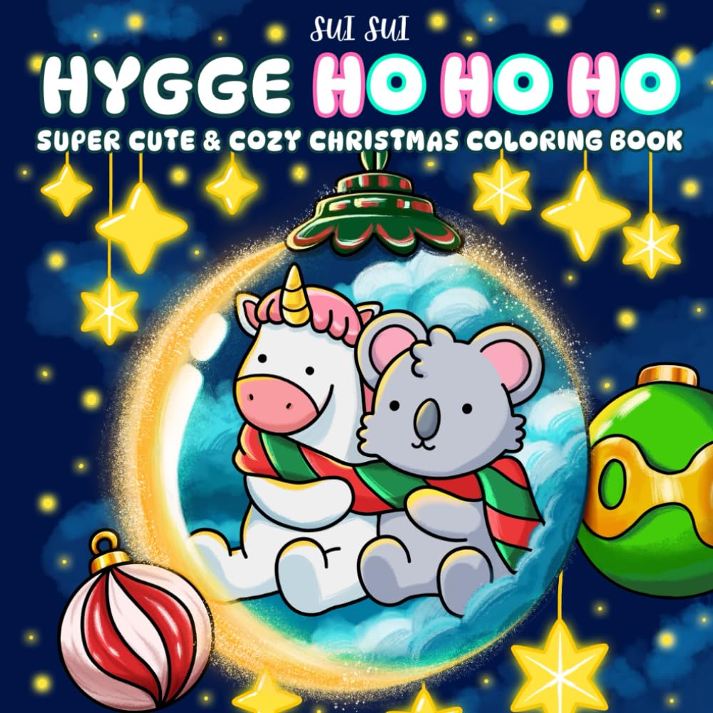 capítulo por capítulo baixar Hygge Ho Ho Ho - Super Cute & Cozy Christmas Coloring Book: Featuring Adorable Animal Characters Engaging in Winter Relaxation and Festive Celebrations