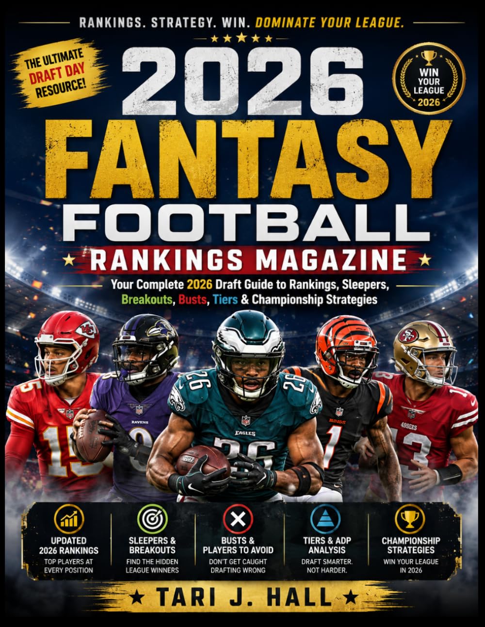 2026 FANTASY FOOTBALL RANKINGS MAGAZINE: Your Complete 2026 Draft Guide to Rankings, Sleepers, Breakouts, Busts, Tiers & Championship Strategies. baixar livro de graça