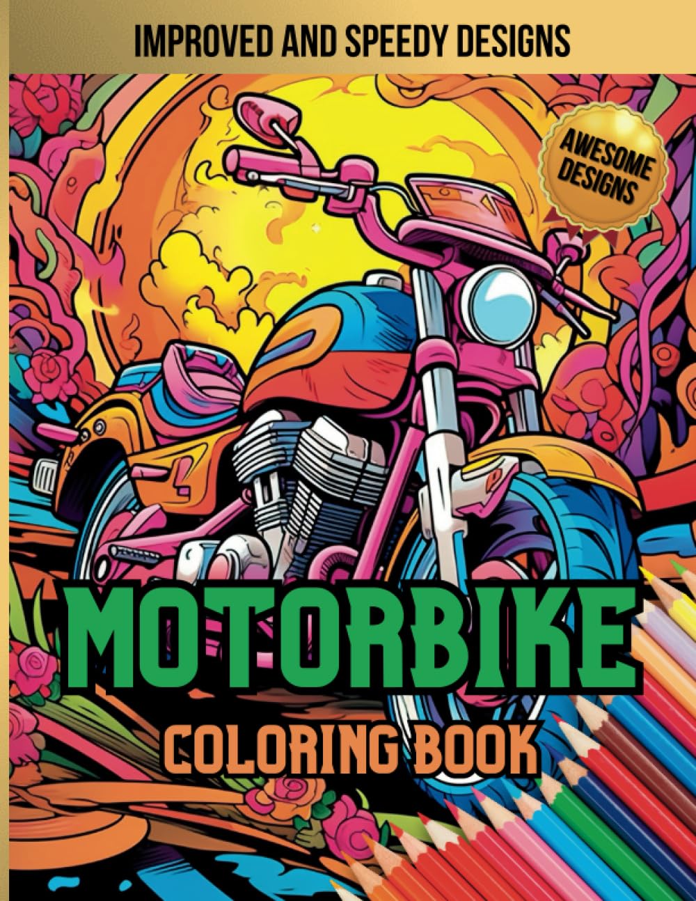 Motorbike Coloring Book: Speed and Style baixar o livro de graça