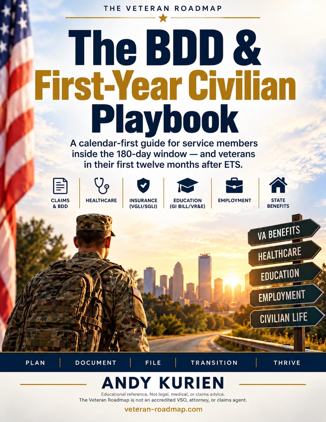 capítulo por capítulo baixar The Veteran Roadmap: BDD & First-Year Civilian Playbook: A Calendar-First Guide for the 180-Day Window and Year One After ETS (English Edition)