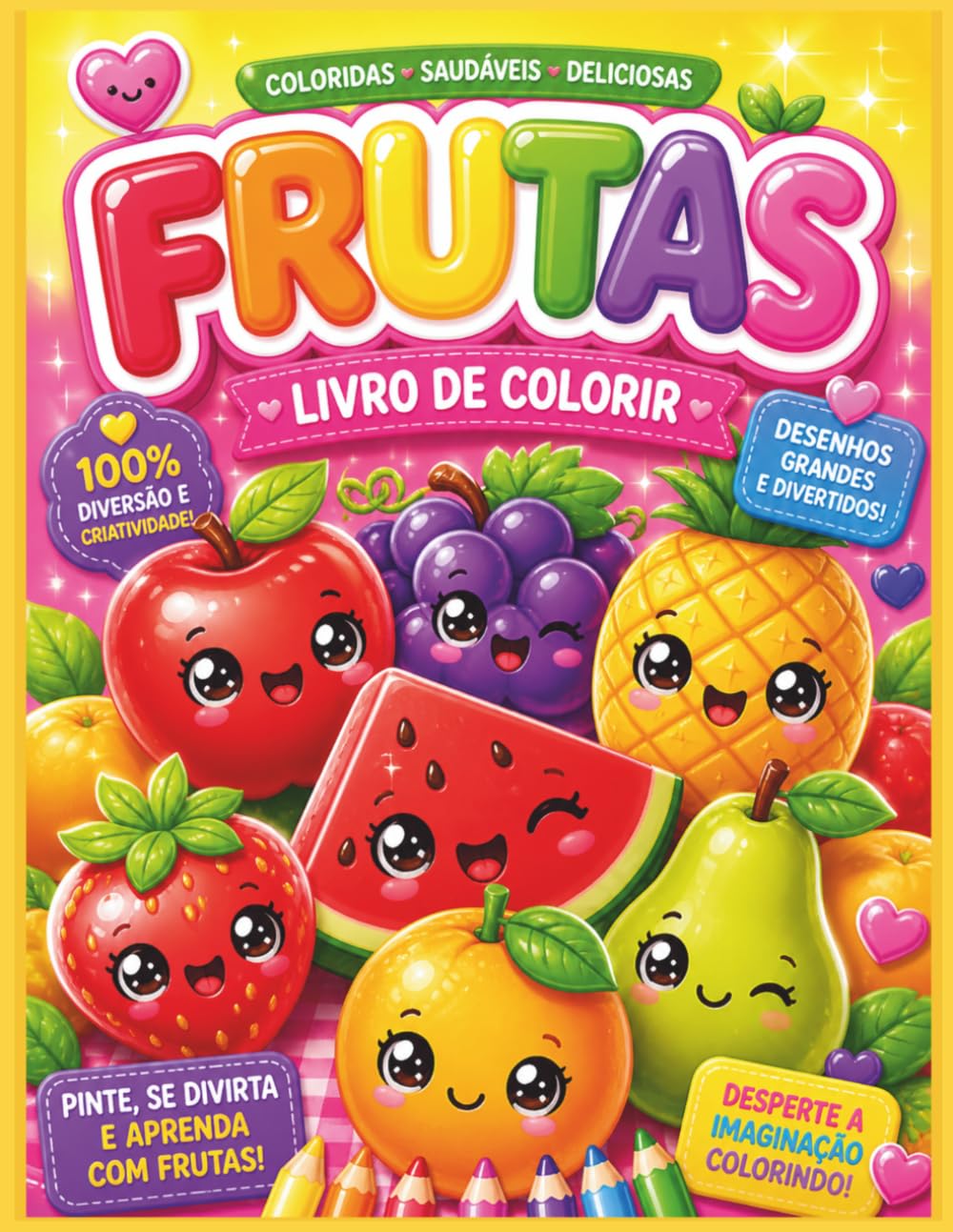 Frutas Livro de Colorir (Portuguese Edition) baixar o livro de graça