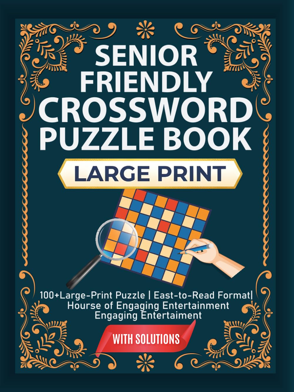 Senior Friendly Crossword Puzzle Book: 100+ Large Print Puzzles for Adults, Seniors and Older Adults. baixar livro de graça