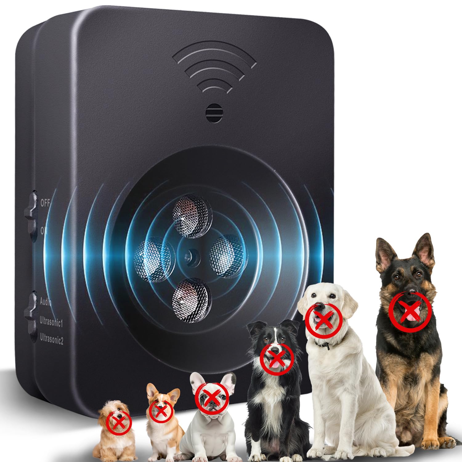 capítulo por capítulo baixar Dispositivo anti-latido ultrassônico, recarregável para dissuasão de latidos de cães humanizados, sensibilidade ajustável, ferramenta de controle de casca sem choque, dispositivo de treinamento de