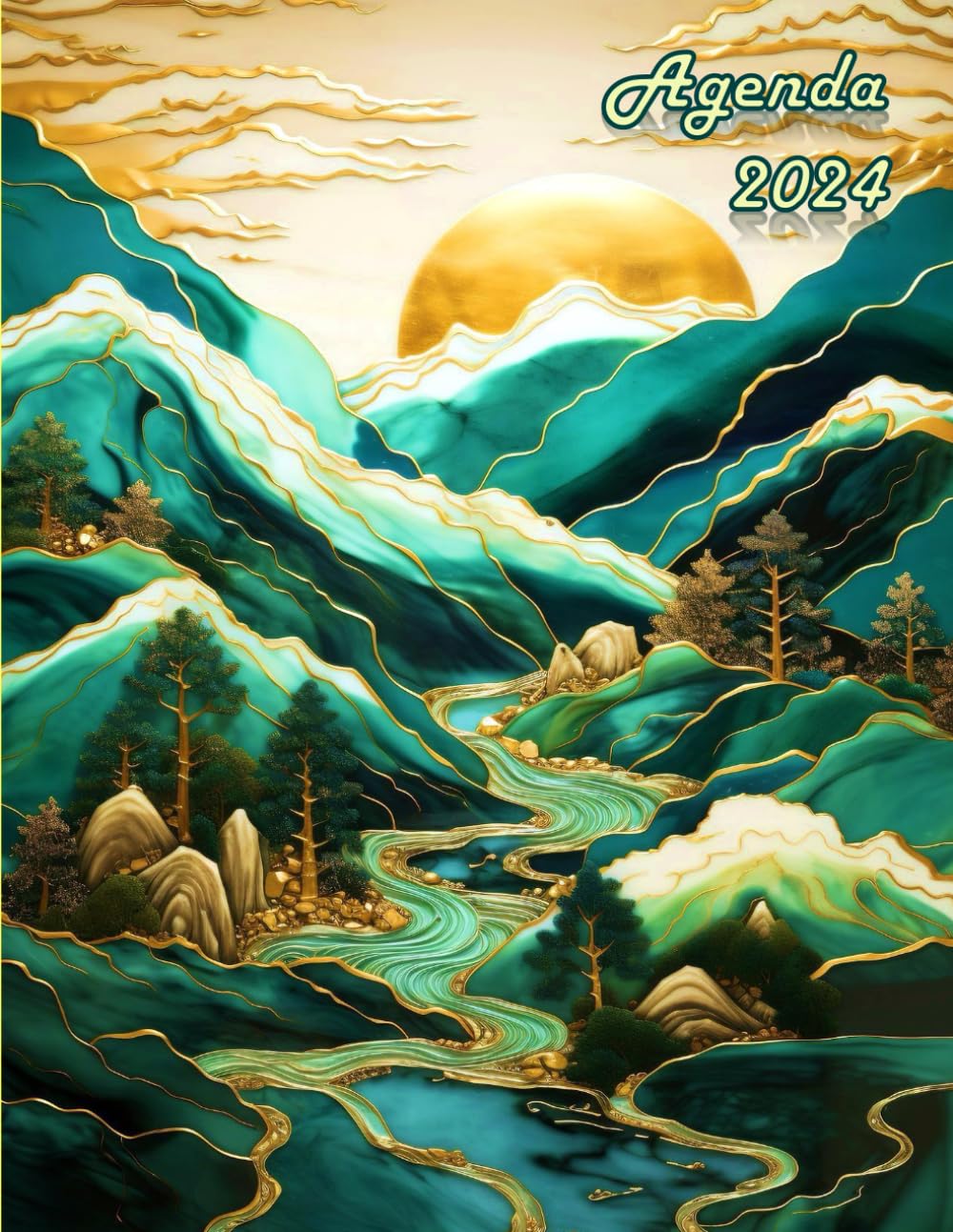 ler totalmente Agenda 2024: Semainier, Planificateur Hebdomadaire 1 semaine sur 2 page, 12 Mois de janvier à décembre, Grand format A4 | Carnet de Rendez-Vous... Bohème Art Payasage Nature (French Edition)