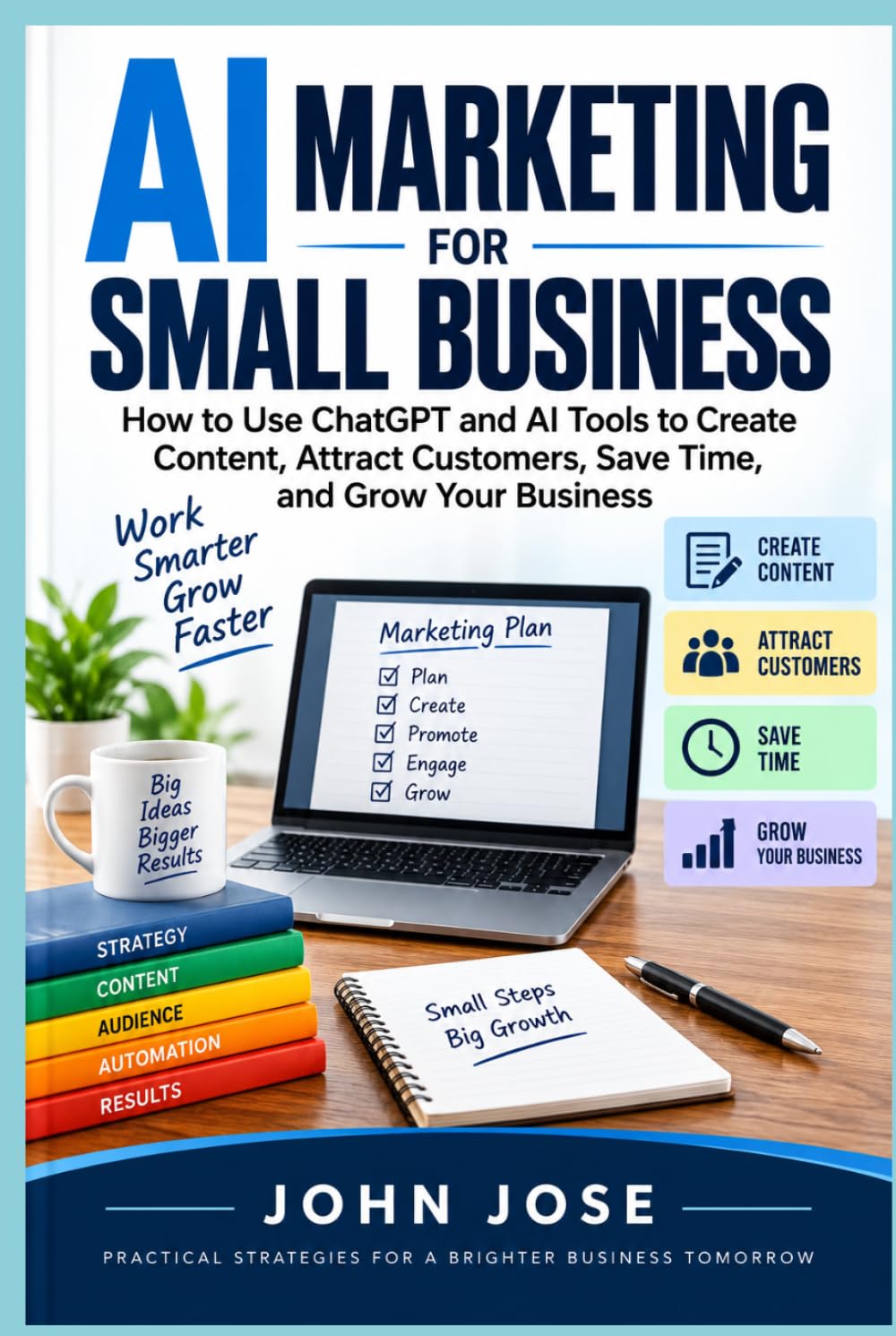 capítulo por capítulo baixar AI Marketing For Small Business: How to Use ChatGPT and AI Tools to Create Content, Attract Customers, Save Time, and Grow Your Business