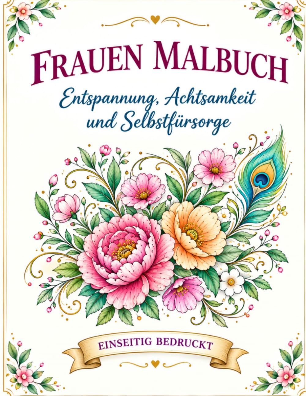Frauen Malbuch: Entspannung, Achtsamkeit und Selbstfürsorge (German Edition) baixar o livro de graça