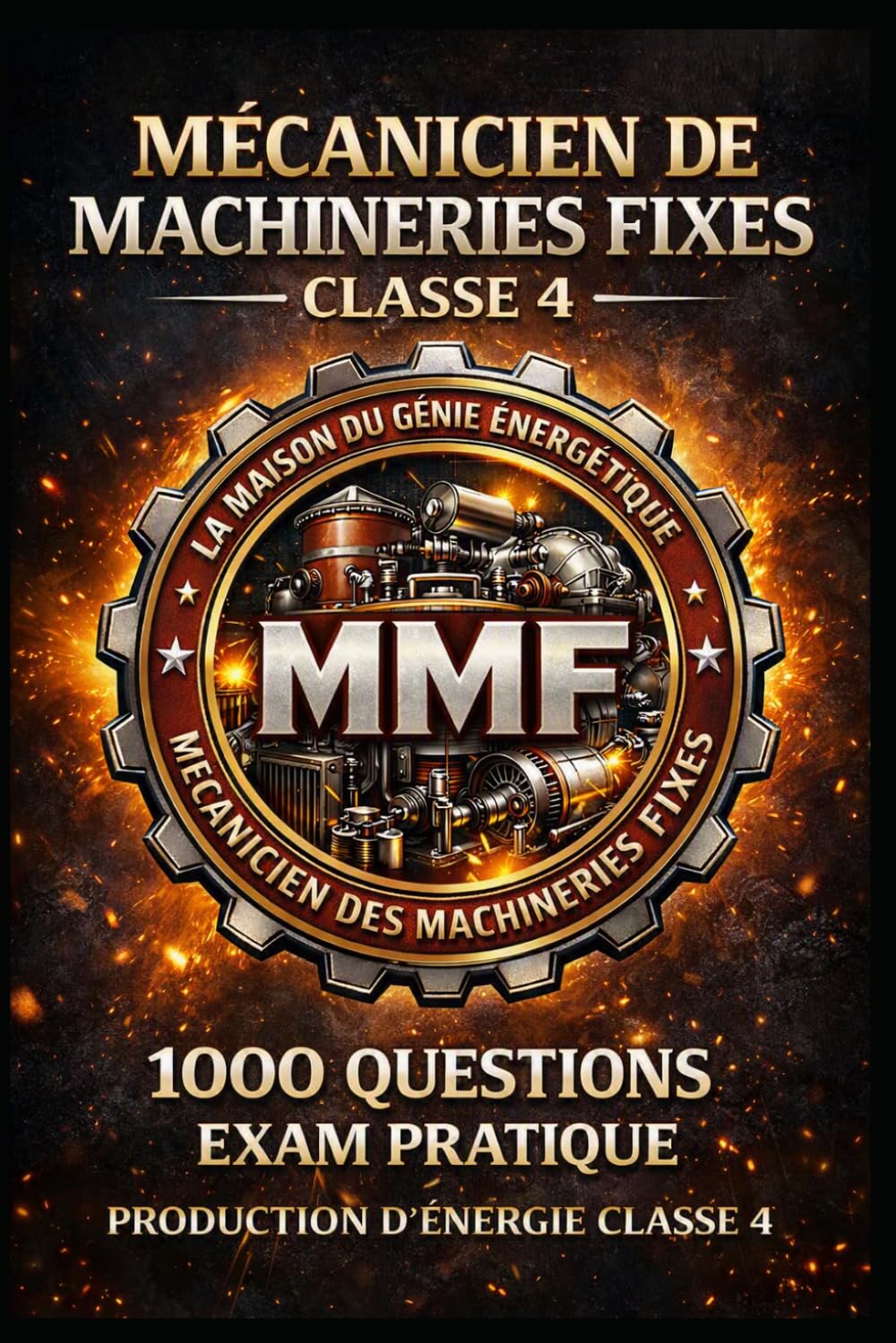 MÉCANICIEN DE MACHINERIES FIXES CLASSE 4 : 1000 QUESTIONS EXAM PRATIQUE: PRODUCTION D’ÉNERGIE CLASSE 4 (French Edition)