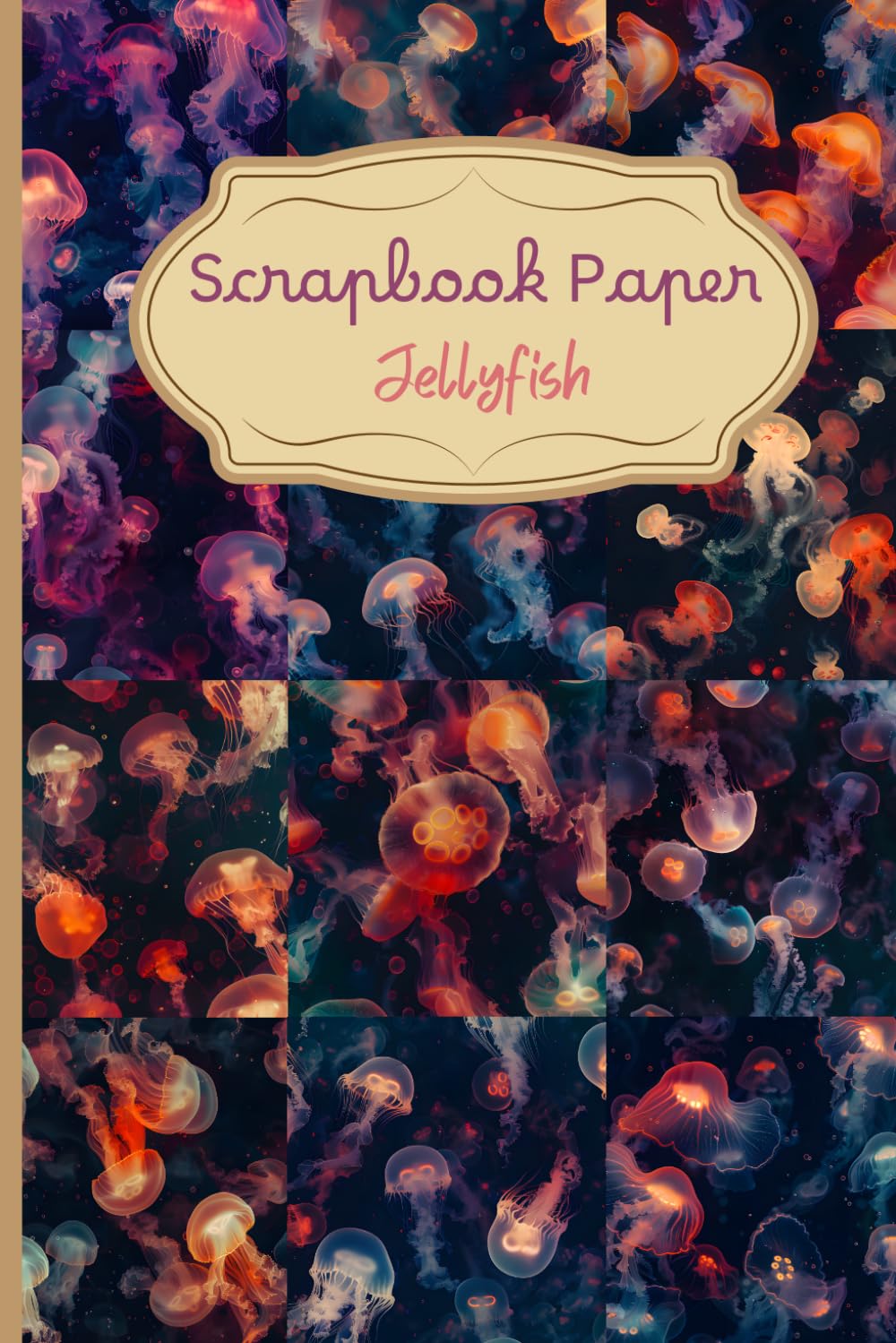 Cute Jellyfish Scrapbook Paper Book: 12 Double-Sided Deep Ocean Marine Patterns | A5 Printed Ocean Design Papers for Junk Journals & DIY Crafts baixar o livro de graça