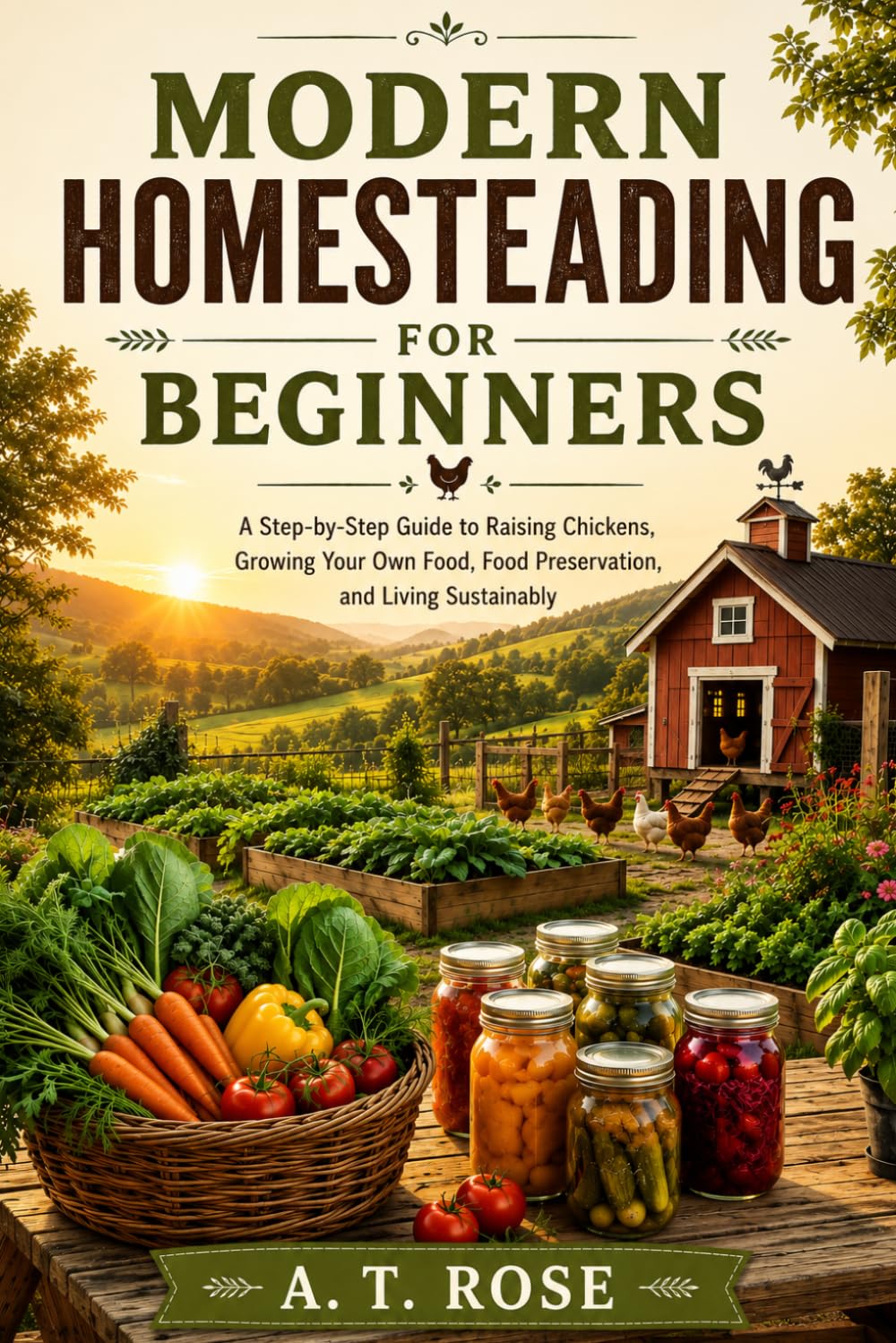 Modern Homesteading for Beginners: A Step-by-Step Guide to Raising Chickens, Growing Your Own Food, Food Preservation, and Living Sustainably baixar livro de graça
