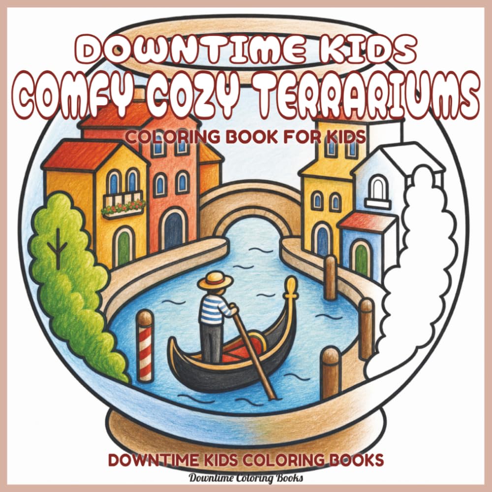 ler totalmente Downtime Kids Comfy Cozy Terrariums: Coloring Book for Kids (Downtime Kids Coloring Books)