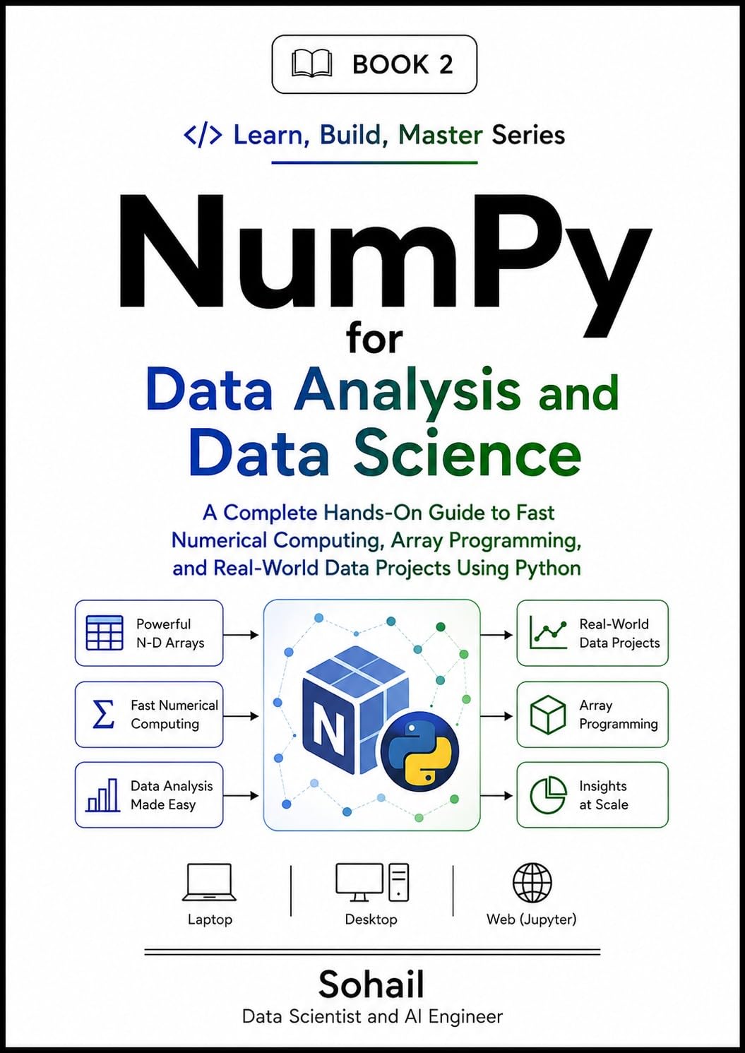 capítulo por capítulo baixar NumPy for Data Analysis and Data Science: A Complete Hands-On Guide to Fast Numerical Computing, Array Programming, and Real-World Data Projects Using... Build. Master. Book 2) (English Edition)