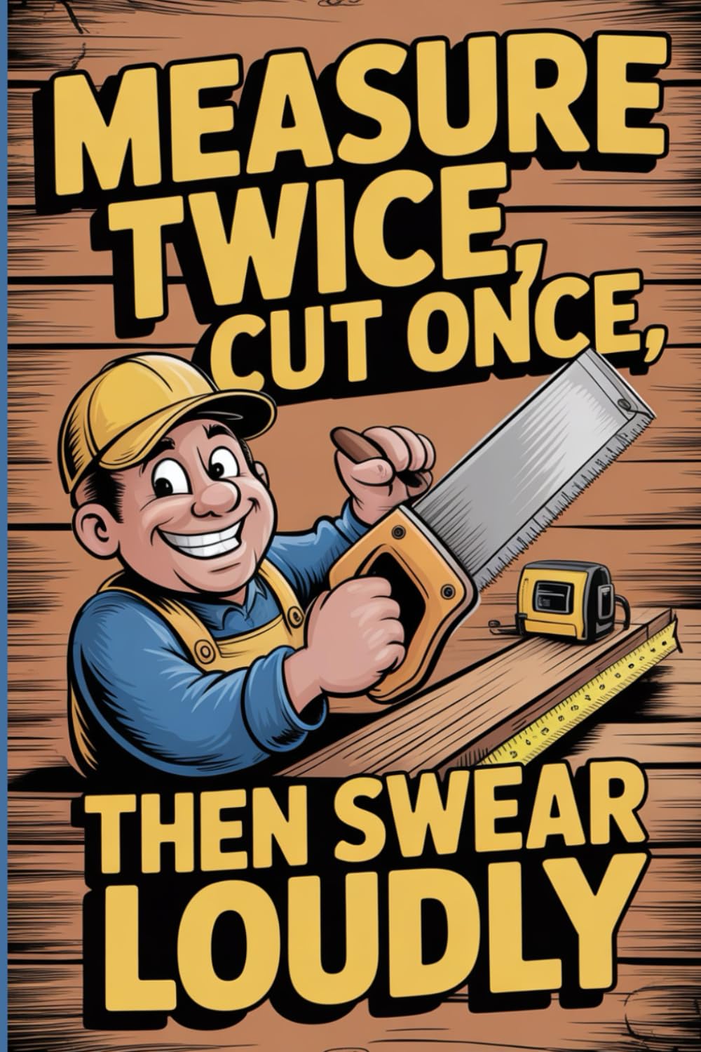 Measure Twice, Cut Once, Then Swear Loudly: Funny Gifts for Carpenters – Hilarious Notebook for Woodworking Pros, Handymen, and Builders with a Sense of Humor baixar livro de graça