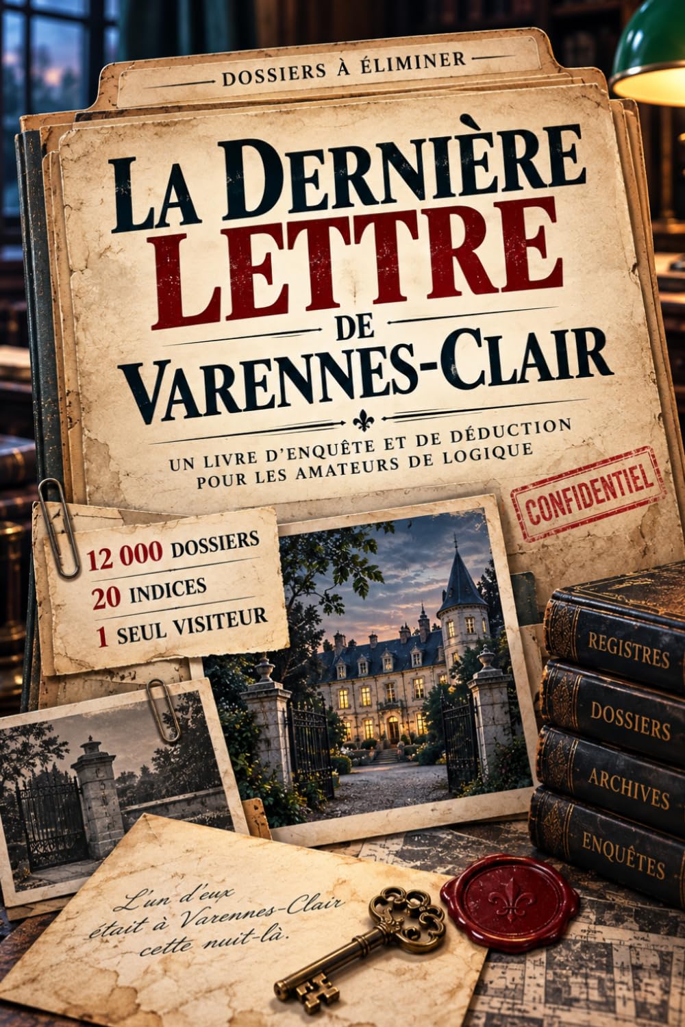 La Dernière Lettre de Varennes-Clair: 12 000 dossiers à éliminer, 20 indices à recouper et une seule vérité à retrouver — Livre d’enquête, de logique et de déduction pour adultes (French Edition) baixar o livro de graça